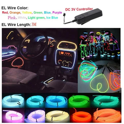ISHOWTIENDA LED Glow Ball Mask With Flexible Wire For Parties