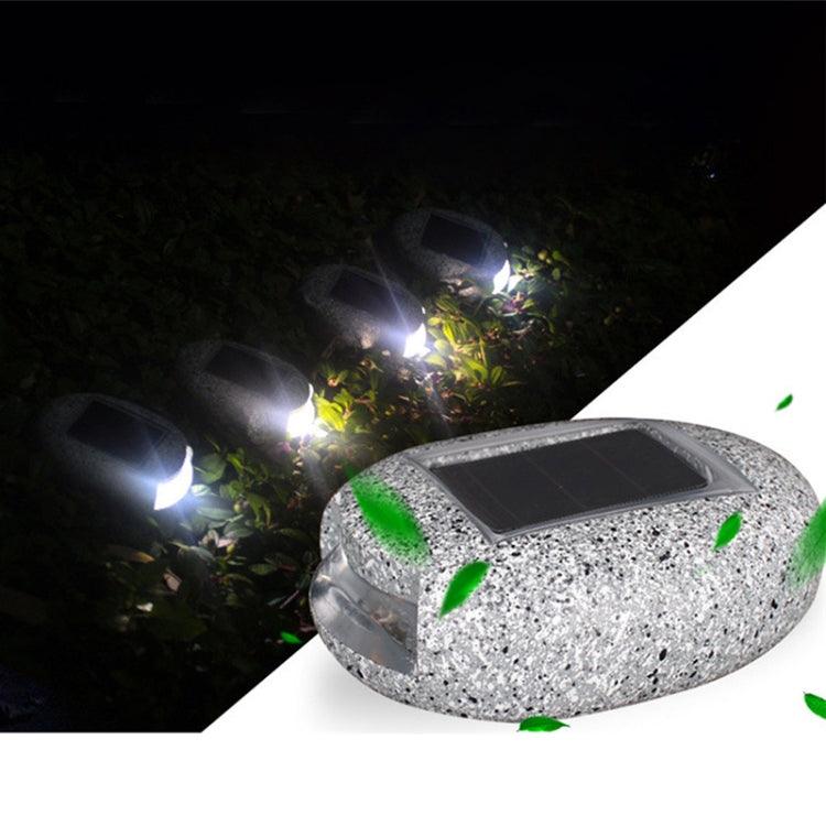 Solar Illuminated Stone Pathway Light for Gardens