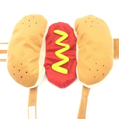 Halloween Hot Dog Costume for Dogs and Cats