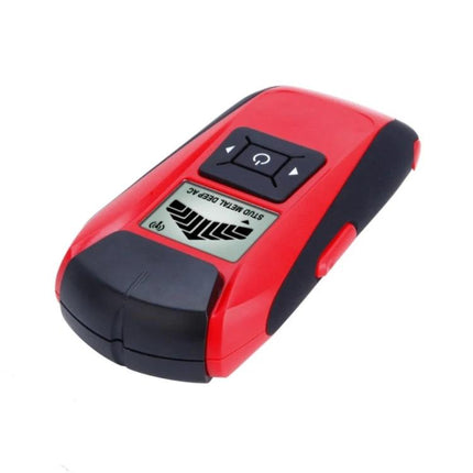 G120 Wall Detector for Scanning Hidden Metals and Wires in Walls - red handheld stud and wire finder for safe DIY and renovation