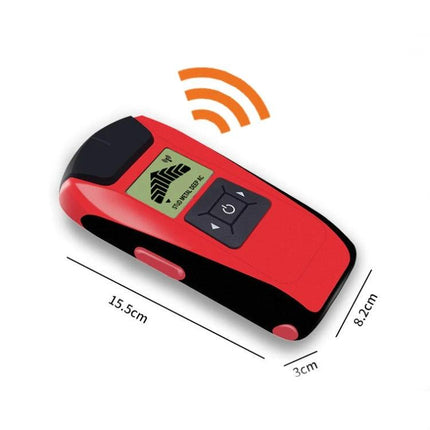G120 Wall Detector for Scanning Hidden Metals and Wires in Walls compact red handheld stud and wire scanner for safe DIY measuring 15.5cm