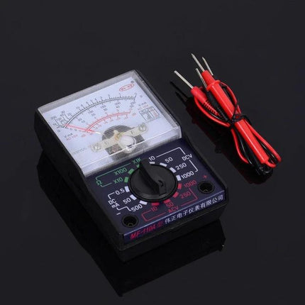 Portable Handheld Digital Multimeter for Home Use - compact analog multimeter with probes for testing voltage current and resistance