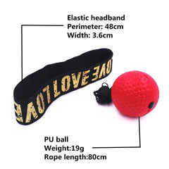 Head-Mounted 4-in-1 Speed Reaction Boxing Ball Training Set