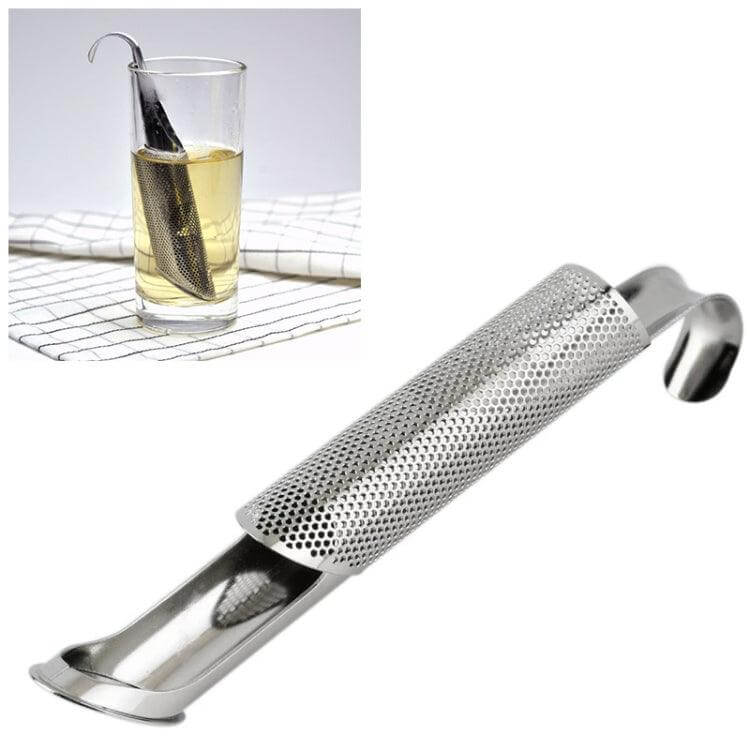 Creative Pipe Design Stainless Steel Tea Infuser & Strainer Tool for Perfect Brew