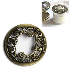 Elegant Zinc Alloy Smart Cover for Wall-Mounted Scented Candles