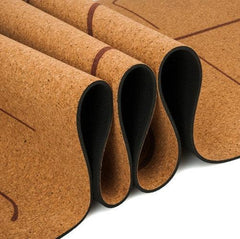 Eco-Friendly Cork TPE Yoga Mat - Non-Slip Fitness & Pilates Mat (183x68cm)