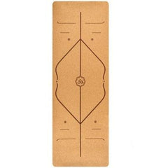 Eco-Friendly Cork TPE Yoga Mat - Non-Slip Fitness & Pilates Mat (183x68cm)