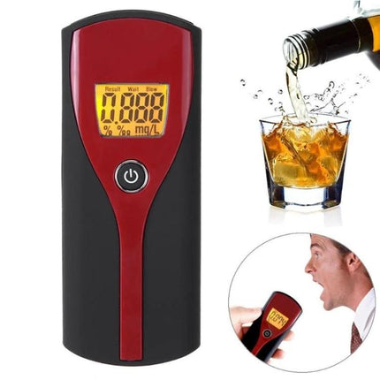 Digital Breathalyzer for Quick and Easy Alcohol Detection with LCD screen showing BAC reading
