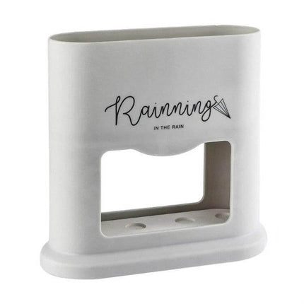 Four-Hole Umbrella Storage Rack for Home Entrance Organization white modern umbrella holder with drainage holes