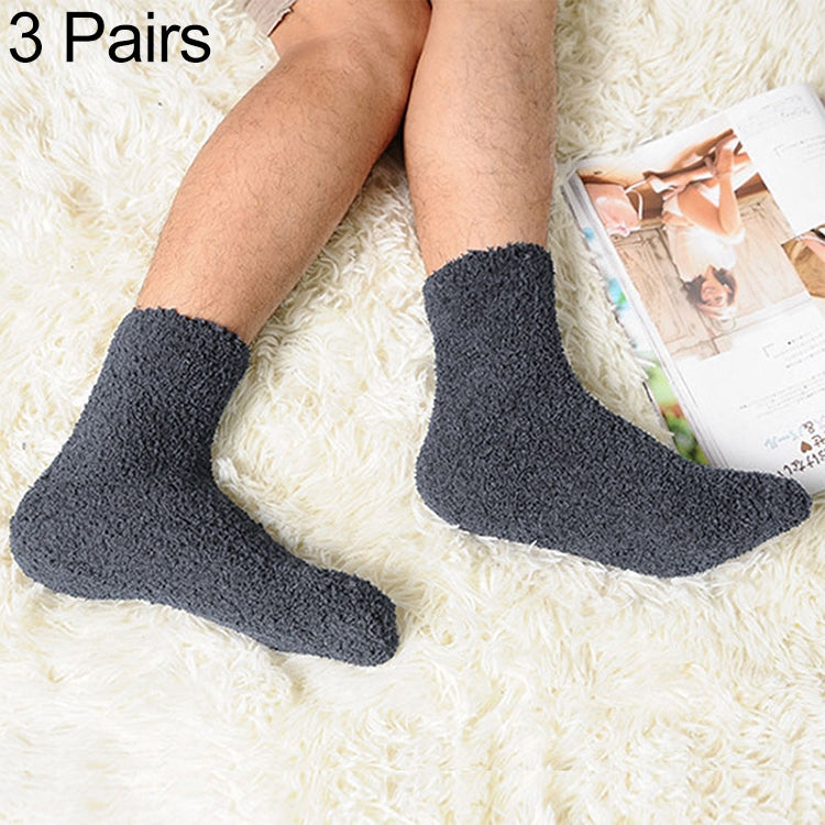 3 pares de calcetines de cachemira cálidos y cómodos para el invierno para hombres y mujeres