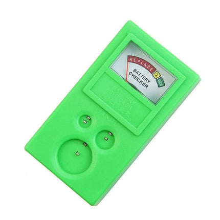 Handheld Green Watch Battery Tester for Button Cells compact green meter with dial indicator for testing watch button cell battery health