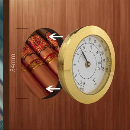 38mm Hygrometer For Home, Guitar And Violin Instrument Cases