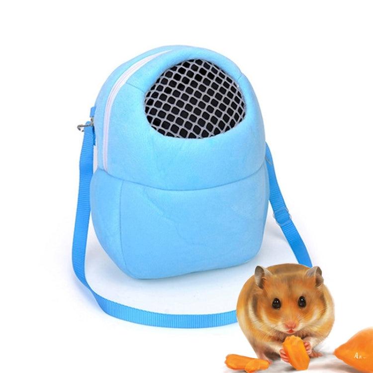 Small Pet Travel Carrier for Hamsters - Comfortable Leash Bag in Solid Colors