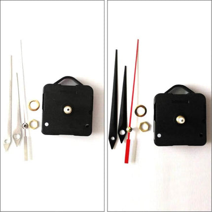 Flower Art Modern DIY 3D Crystal Mirror Wall Clock replacement clock movement and hands kit shown on white background