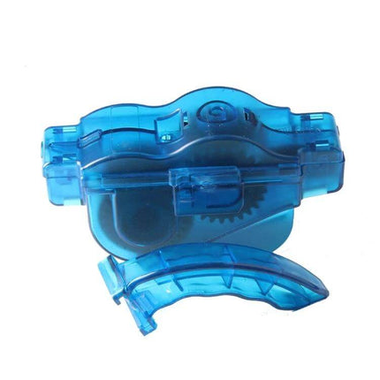 Bike Chain Cleaning Brush Set 3-Piece for Chains and Cogs blue handheld brush kit for chain and cog cleaning