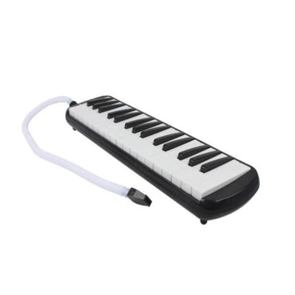 IRIN Melodica for Children's Music Lessons at Home — 32-key black-and-white melodica with mouthpiece for kids' home practice