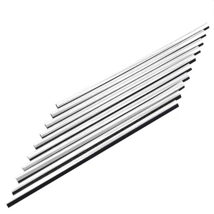 Car Interior Moulding Clips U Shaped Bright Strip Silver | Syndmart