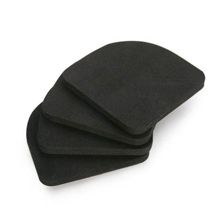 Anti Vibration Pad Mat 4 Piece Set For Washing Machine And Refrigerator – black EVA foam anti-vibration pads 7.7x7.7x0.7cm for appliances