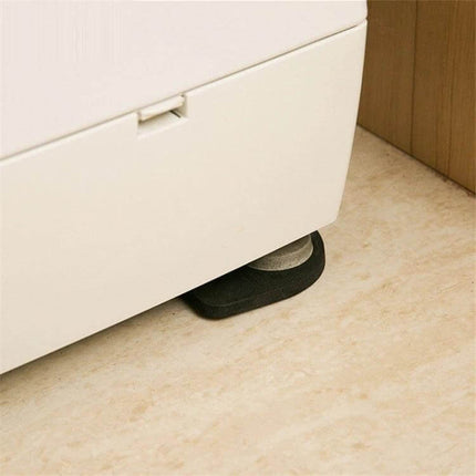 Anti Vibration Pad Mat 4 Piece Set For Washing Machine And Refrigerator - EVA foam anti-slip pad under appliance foot to reduce movement and protect floors