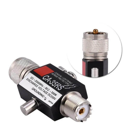 Coaxial Lightning Surge Protector for Radio Antennas compact N-type/TNC surge protector device for ham radio and broadcast towers