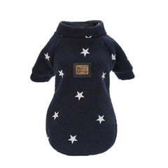 Cozy Five-Pointed Star Sweater for Pets - Stylish Fall and Winter Apparel