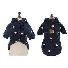 Cozy Five-Pointed Star Sweater for Pets - Stylish Fall and Winter Apparel