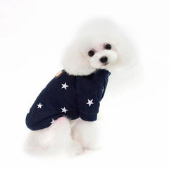 Cozy Five-Pointed Star Sweater for Pets - Stylish Fall and Winter Apparel