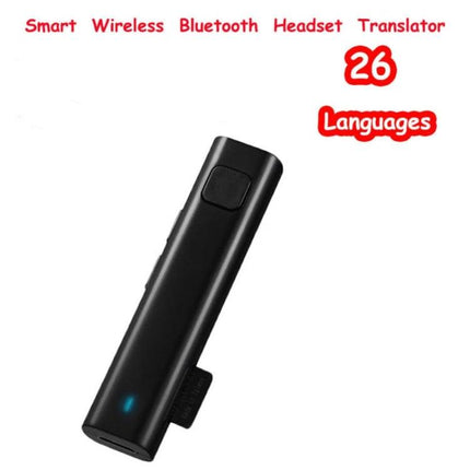 Bluetooth Headset for Daily Conversations and Travel Translation - compact wireless translator headset with TF card playback and hands-free call support