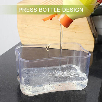 Kitchen Soap Dispenser for Everyday Kitchen Cleanup, one-handed automatic soap refill keeping counters tidy and organized