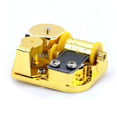 DIY Sky City Music Box with Eight-tone Gold-plated Bar Repair Parts