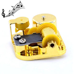 DIY Sky City Music Box with Eight-tone Gold-plated Bar Repair Parts