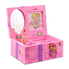 Whimsical Dancing Princess Jewelry Music Box with Heart Design