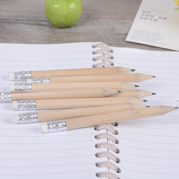 Premium Wooden Pencil Set with Eraser - 12 Pack Stylish Writing Tools for Students