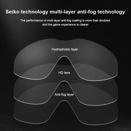 JIEHU Large Frame Anti-Fog Waterproof Swim Goggles | Syndmart