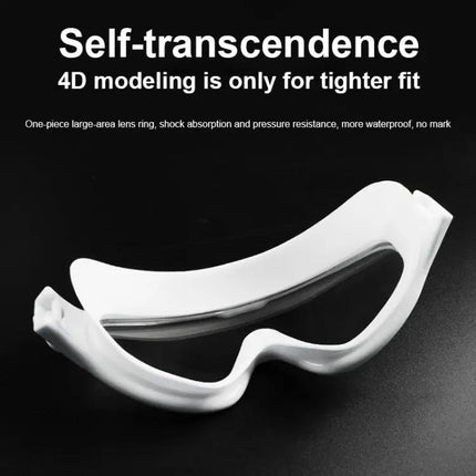 JIEHU Large Frame Anti-Fog Waterproof Swim Goggles | Syndmart