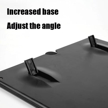 14 Inch 3D Mobile Phone Screen Amplifier with Bracket, Black/White showing adjustable bracket base and angle for stable phone support