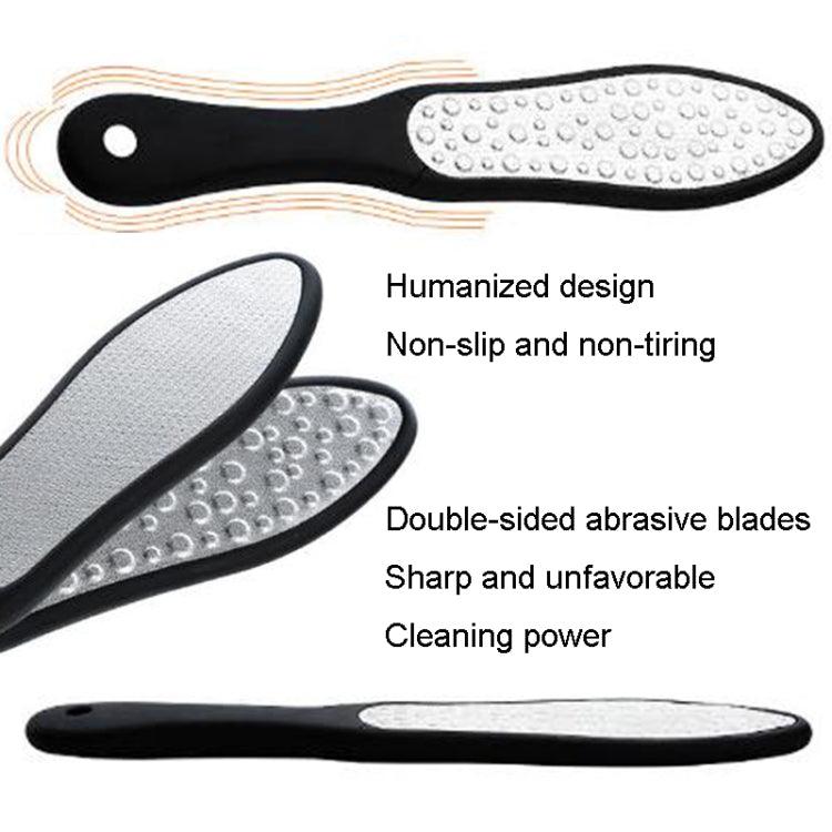 Dual-Sided Stainless Steel Foot Rasp for Exfoliating Dead Skin - Pedicure and Manicure Tool