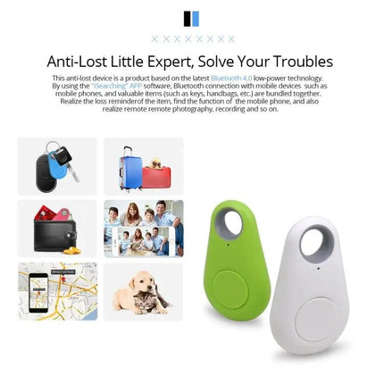 Tishric Bluetooth Tracker for Keys, Pets, and Kids