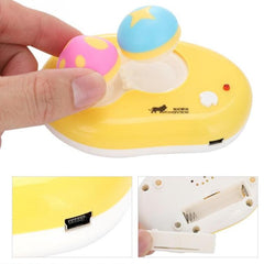 Ultrasonic Electric Contact Lens Cleaner Case - Adorable Mushroom Design for Eye Care