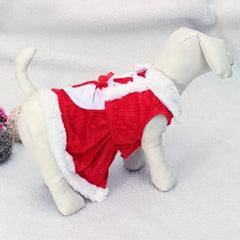 Festive Santa Costume for Small Dogs - Winter Holiday Pet Apparel