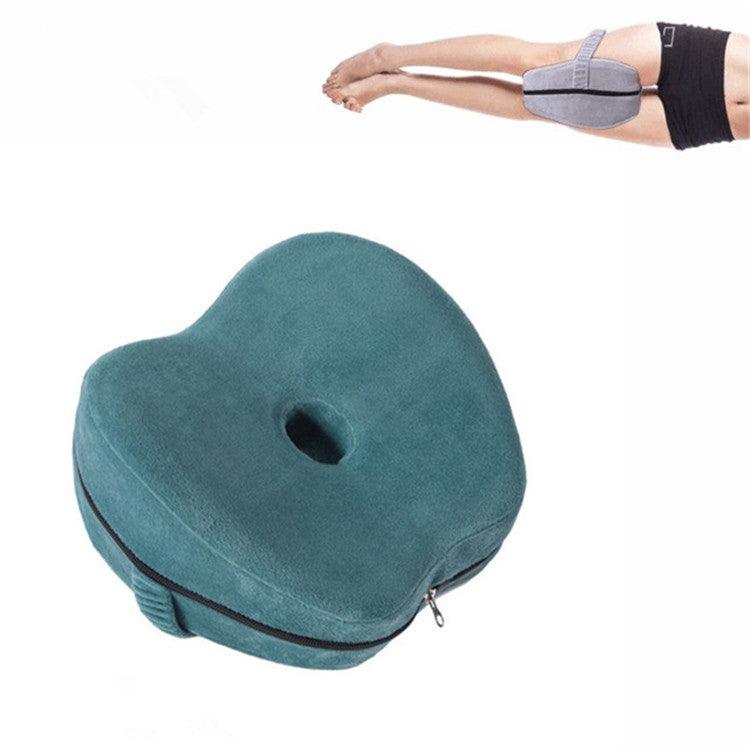 Apple-Shaped Memory Foam Leg Support Pillow for Ultimate Comfort Lake Blue Apple Pillow Lake Blue