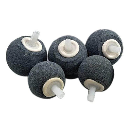 Aquarium Oxygen Bubble Stone Set With Assorted Sizes 3 to 13 cm – assorted ceramic aeration stones for freshwater tanks, improves circulation and oxygenation