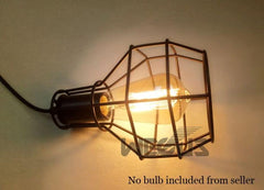 Vintage Industrial 40W Wall Lamp with Pulley Mechanism for Corridors and Porches