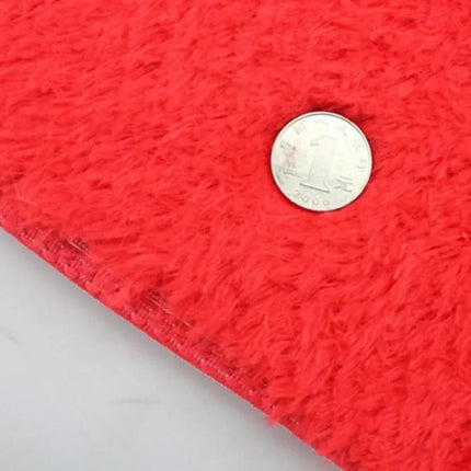 Heart Shaped Coral Fleece Mat For Kitchen Bath | Syndmart