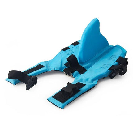 Dog Life Jacket for Safe Summer Water Activities - lightweight blue pet flotation vest with quick-dry fabric and adjustable straps
