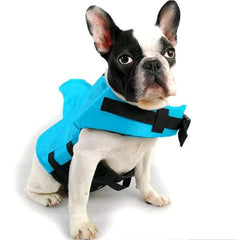 Dog Swim Safety Vest - Summer Life Jacket for Pets with Shark Fin Design