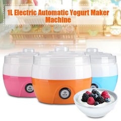 Automatic Electric Yogurt Maker Machine for DIY Healthy Yogurt - 1L Plastic Container, 220V