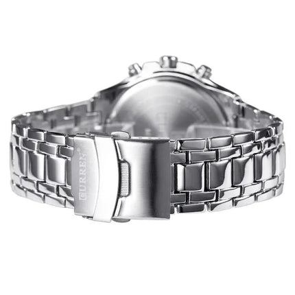 Curren Men's 46mm Stainless Steel Analog Quartz Watch | Syndmart