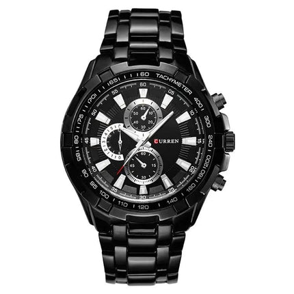 Curren Men's 46mm Stainless Steel Analog Quartz Watch | Syndmart