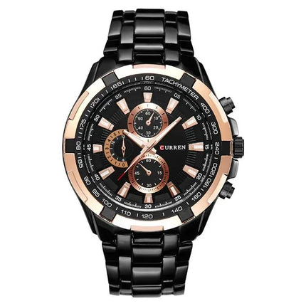 Curren Men's 46mm Stainless Steel Analog Quartz Watch | Syndmart